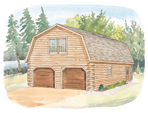 Gambrel Roof Garage Plans