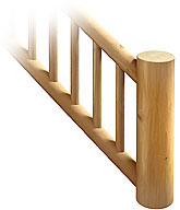 Half-Log Stairs